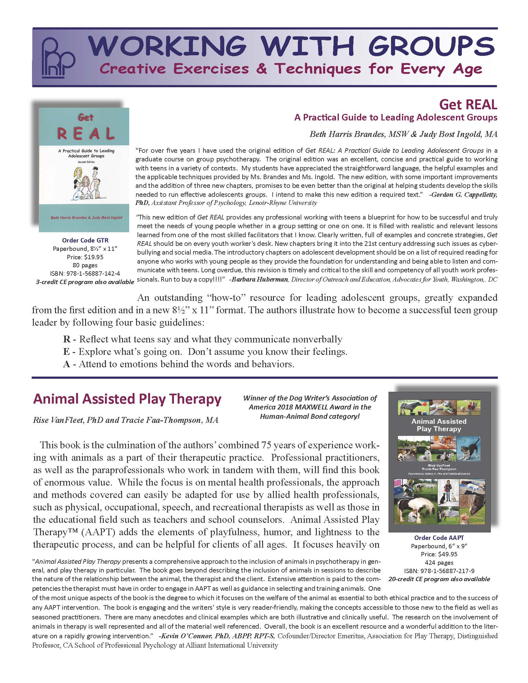 Group Therapy CatalogGRP19